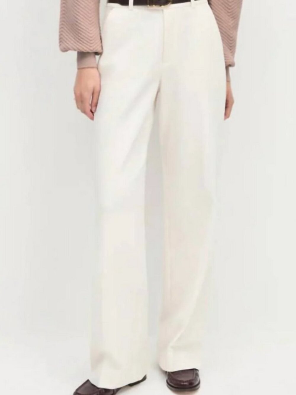 FAVORITE DAUGHTER Womens 'The Odessa' Wide Leg Pant Ivory Sz 4 - New w Tags $248